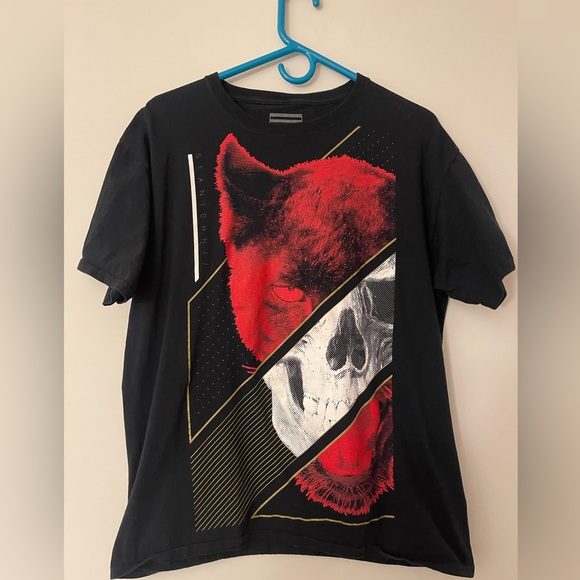 MENS large Sean John graphic T-shirt - Picture 1 of 3